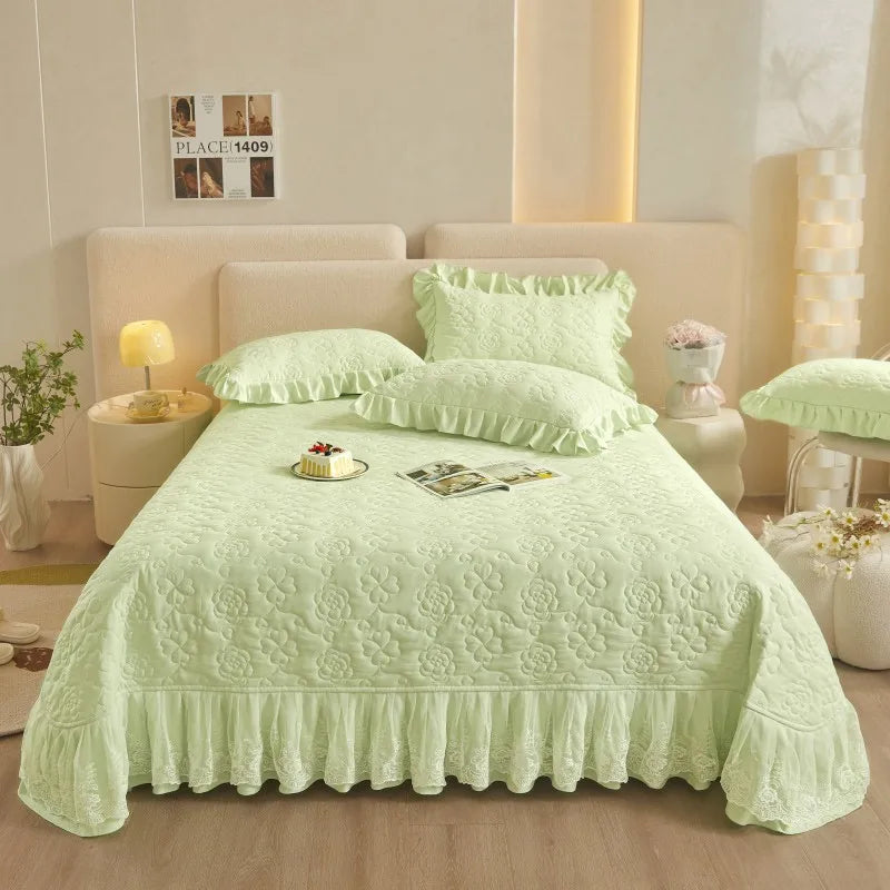 Chic Tassels Bohemian Flannel Fleece Bedding Set
