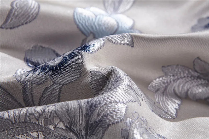 Parure de lit en satin de coton de luxe THL1055 Élégante et sophistiquée pour un confort ultime