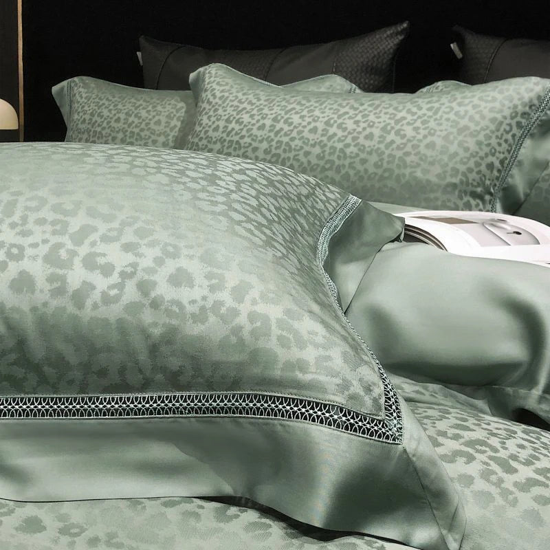 Lyocell Eucalyptus Cotton Fiber Jacquard Bedding Set