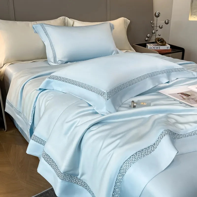 THL1076 Eucalyptus Lyocell Reversible Soft Touch Bedding (C)