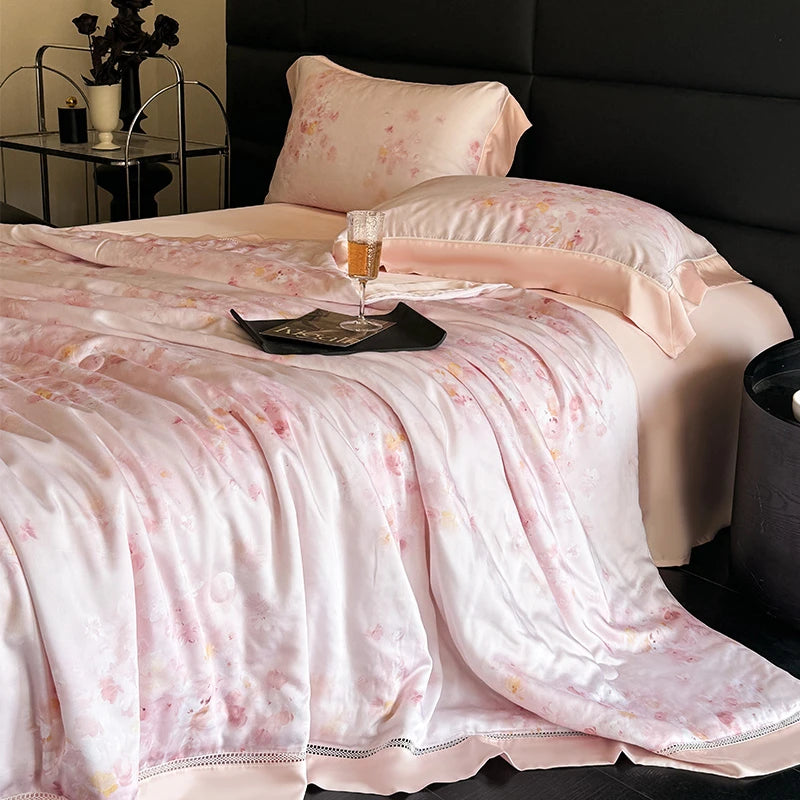 THL1170 Eucalyptus Lyocell & Silky Cotton, Soft to Touch Summer Bedspread (B)
