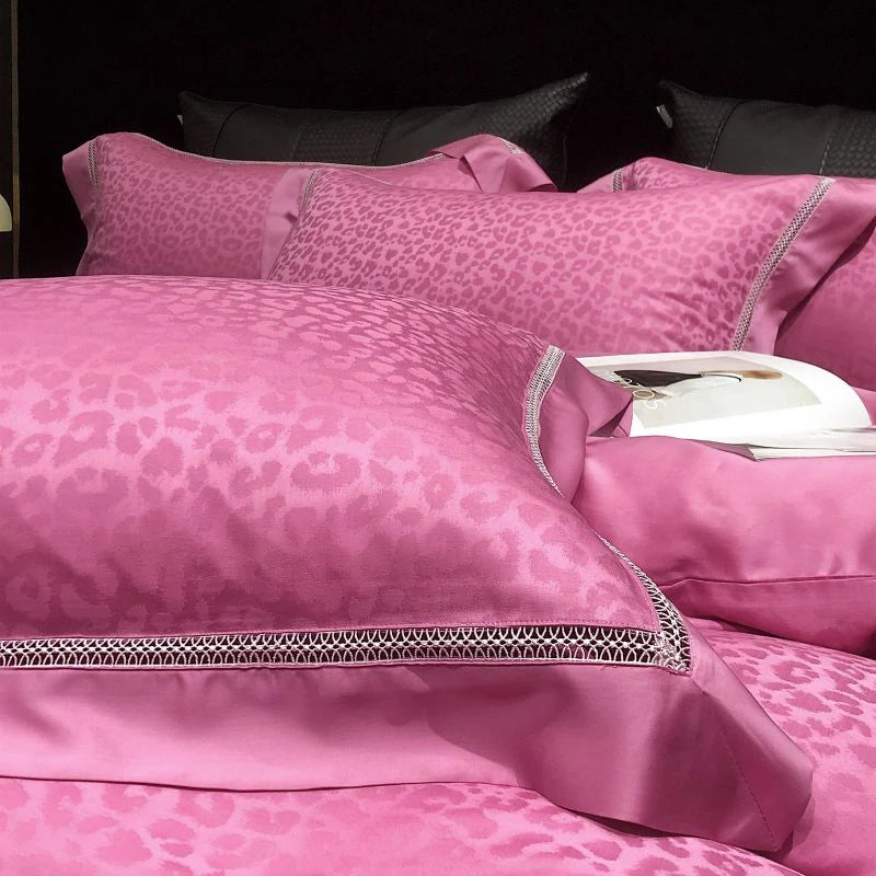 Lyocell Eucalyptus Cotton Fiber Jacquard Bedding Set