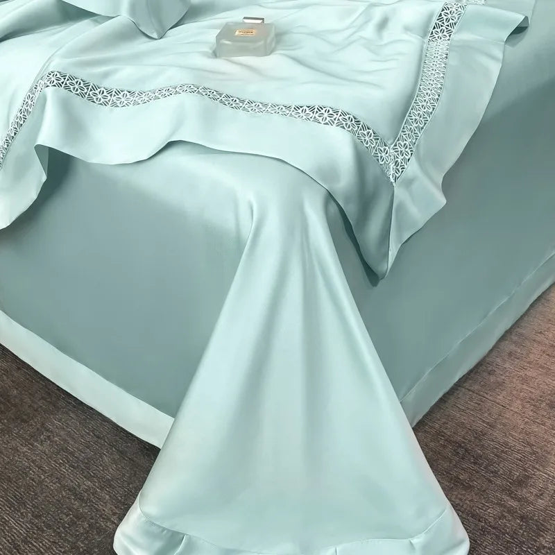 THL1076 Eucalyptus Lyocell Reversible Soft Touch Bedding (F)