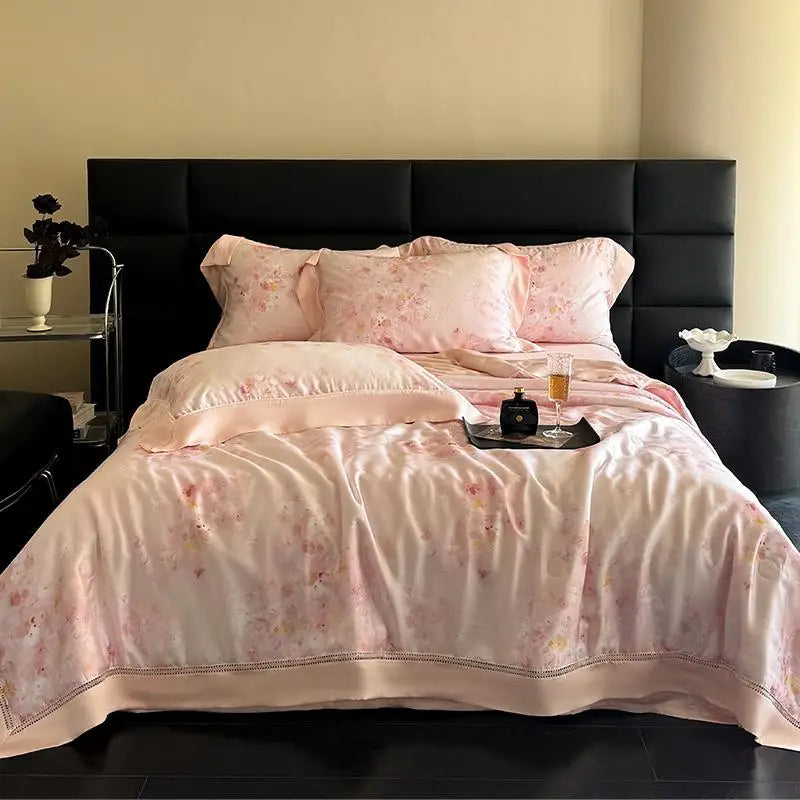 THL1170 Eucalyptus Lyocell & Silky Cotton, Soft to Touch Summer Bedspread (B)