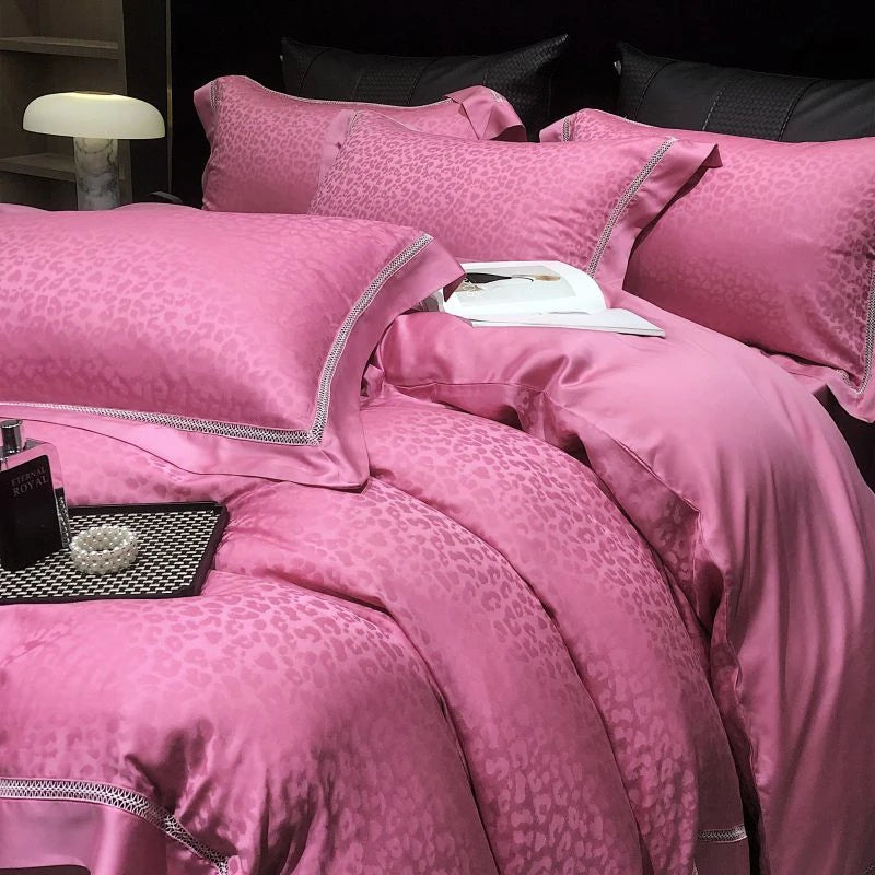 Lyocell Eucalyptus Cotton Fiber Jacquard Bedding Set