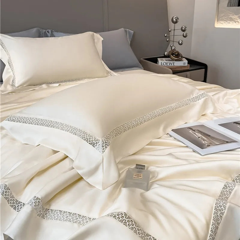 THL1076 Eucalyptus Lyocell Reversible Soft Touch Bedding (D)