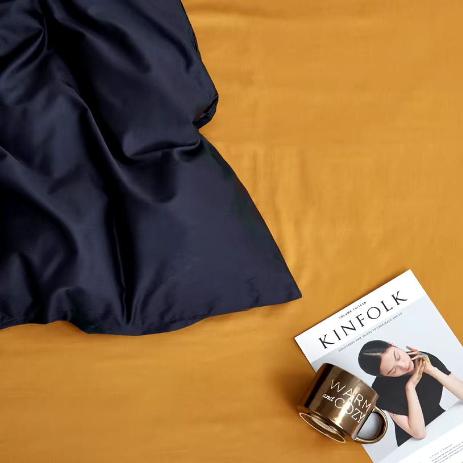 THL1044 Elegant Comfort and Classic Style Silky Soft Pure Egyptian Cotton Solid Color Bedding Set (D)