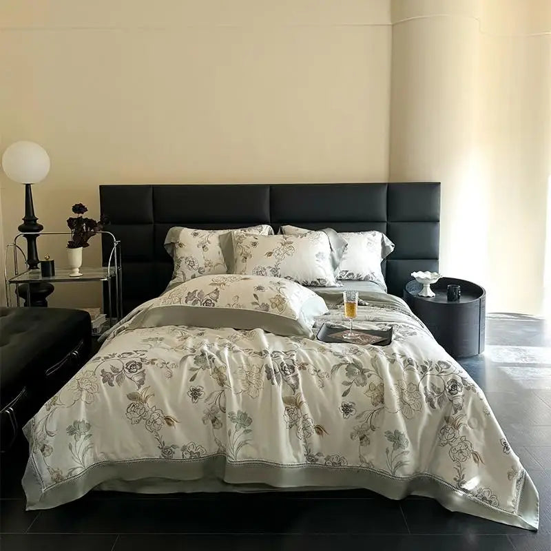 softest luxury bed sheets Breathable & Soft 600TC Eucalyptus Lyocell Bedding Set - White