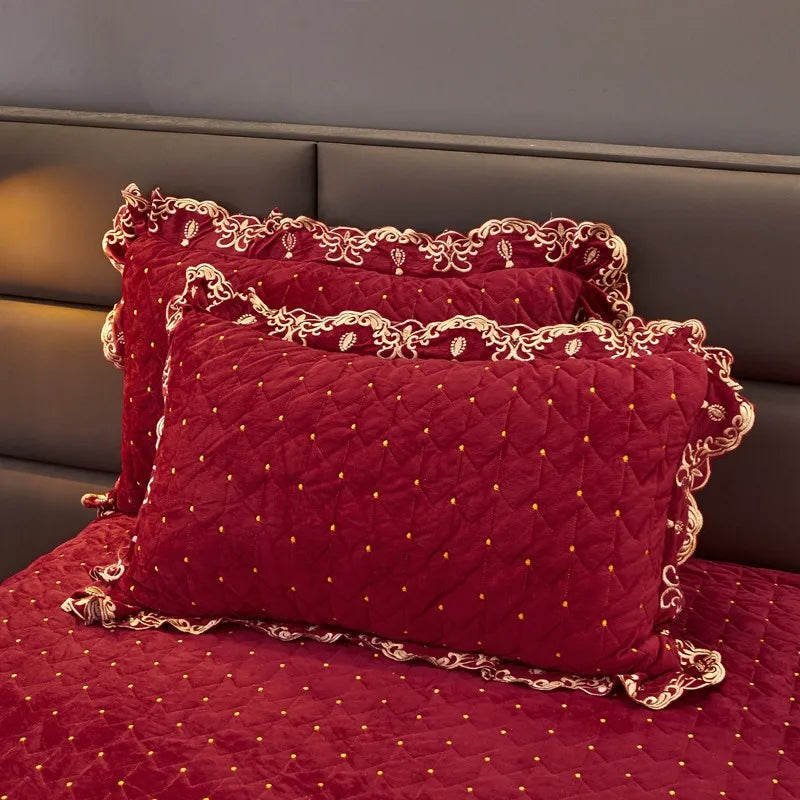 Royal and luxurious bedding sets at The Happy Ladies bed linens and more