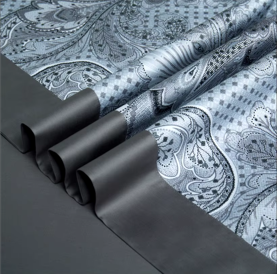 Buy luxury bedding online Egyptian Cotton Vintage 4Pcs Bedding Set - Grey