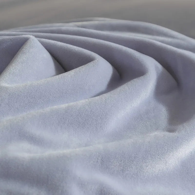 Close-up of textured purple fabric with folds