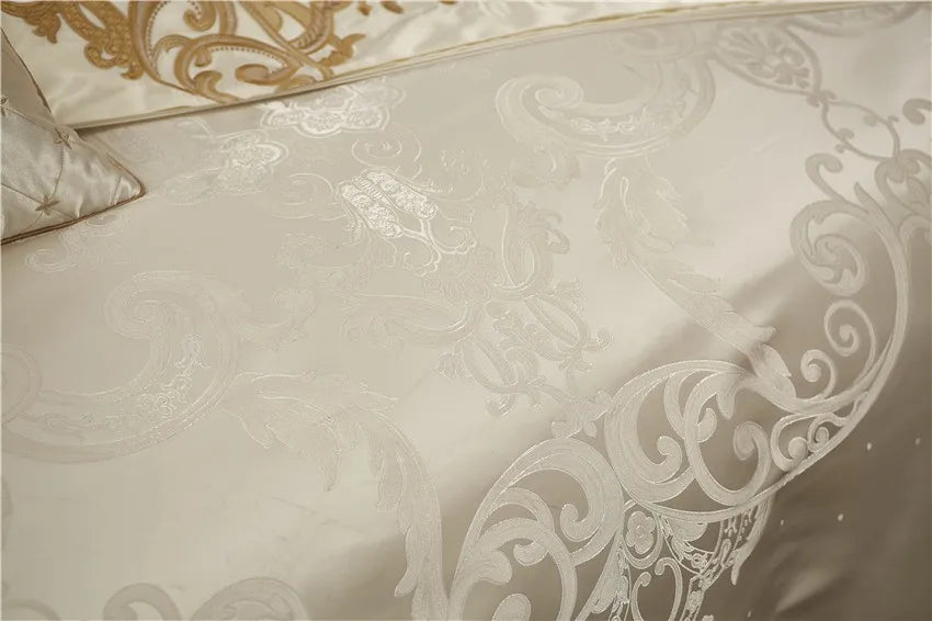 Parure de lit en satin de coton de luxe THL1055 Élégante et sophistiquée pour un confort ultime