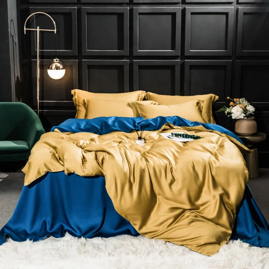 THL1048 Fresh & Simple Style Bedding Set Crisp and Elegant Bed Sheet Set for Modern Comfort (A)
