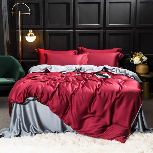 Parure de lit THL1048 au style frais et simple Parure de lit nette et élégante pour un confort moderne