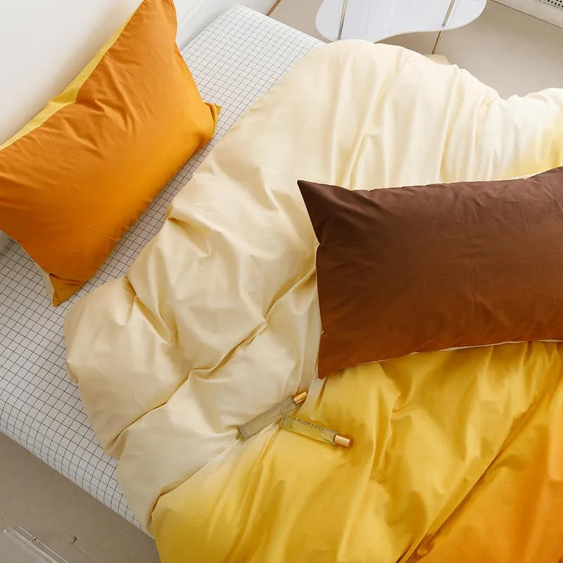 High-end bedding sets Gradient Colorful Bedding Set Collection