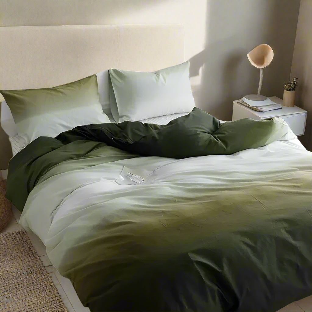 Luxury bedding Gradient Colorful Bedding Set Collection