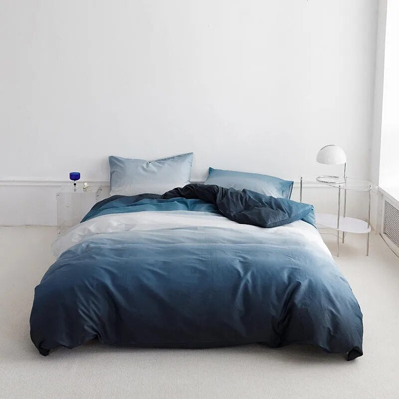Gradient Colorful Bedding Set Collection