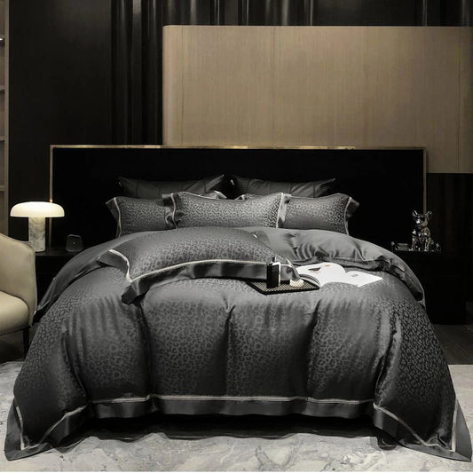 Lyocell Eucalyptus Cotton Fiber Jacquard Bedding Set