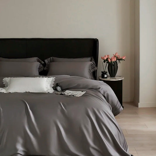 THL1046 Luxurious Dusty Eucalyptus Lyocell Bed Sheets Silky Soft & Cooling for a Perfect Night's Sleep (C)