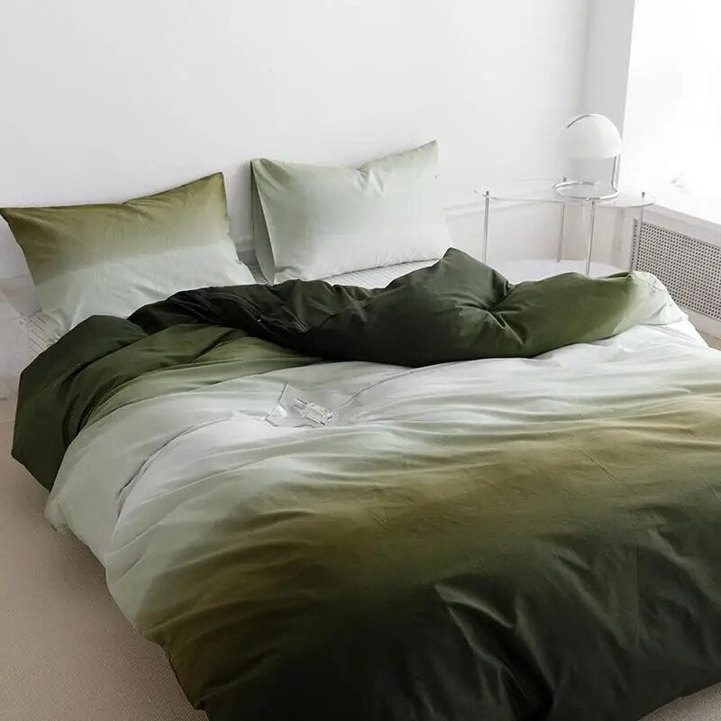 Gradient Colorful Bedding Set Collection