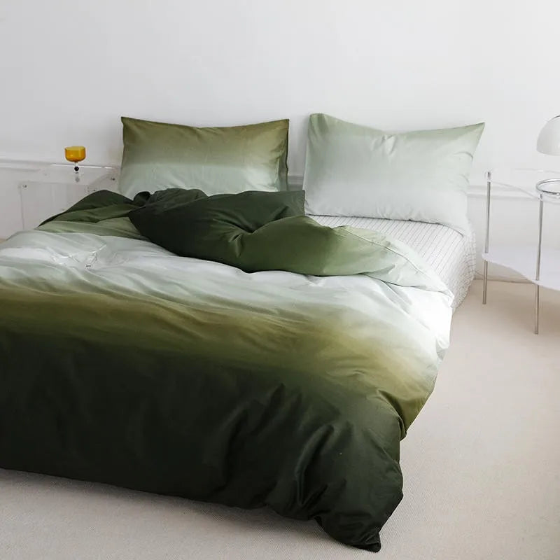Gradient Colorful Bedding Set Collection