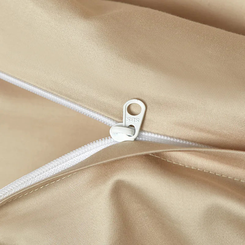 Parure de lit en coton égyptien THL1131 avec housse de couette et broderie classique orientale et patchwork