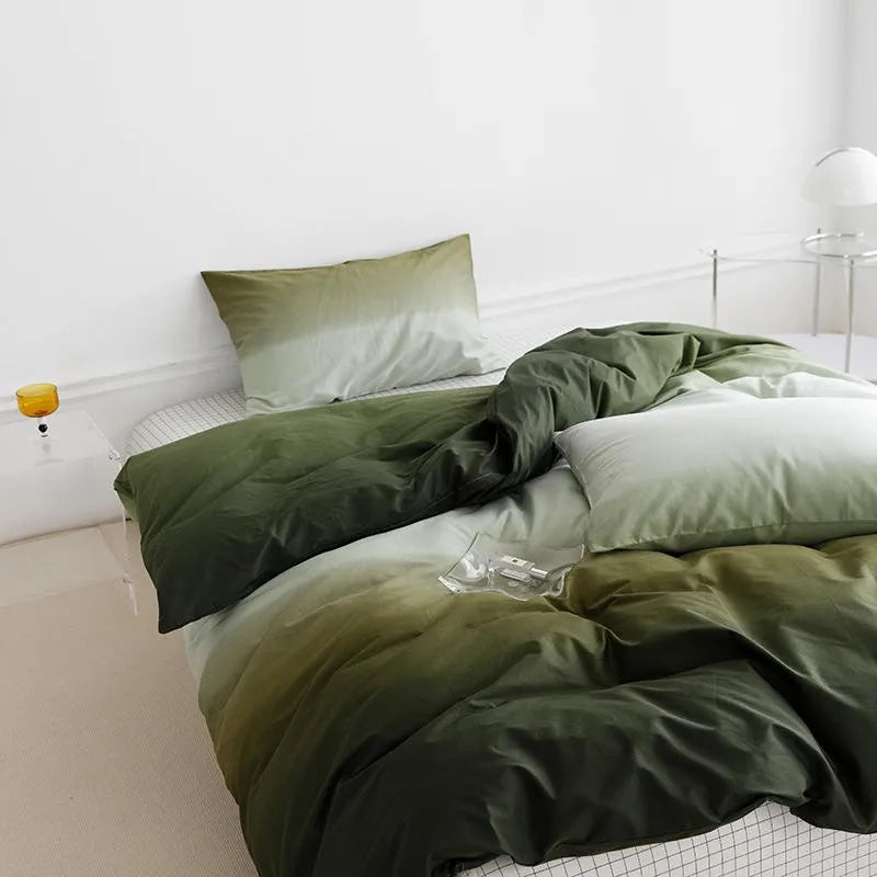 Gradient Colorful Bedding Set Collection