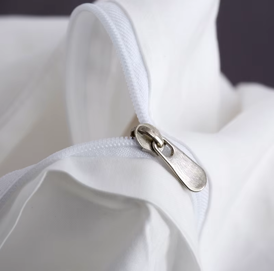 THL1044 Elegant Comfort and Classic Style Silky Soft Pure Egyptian Cotton Solid Color Bedding Set (F)