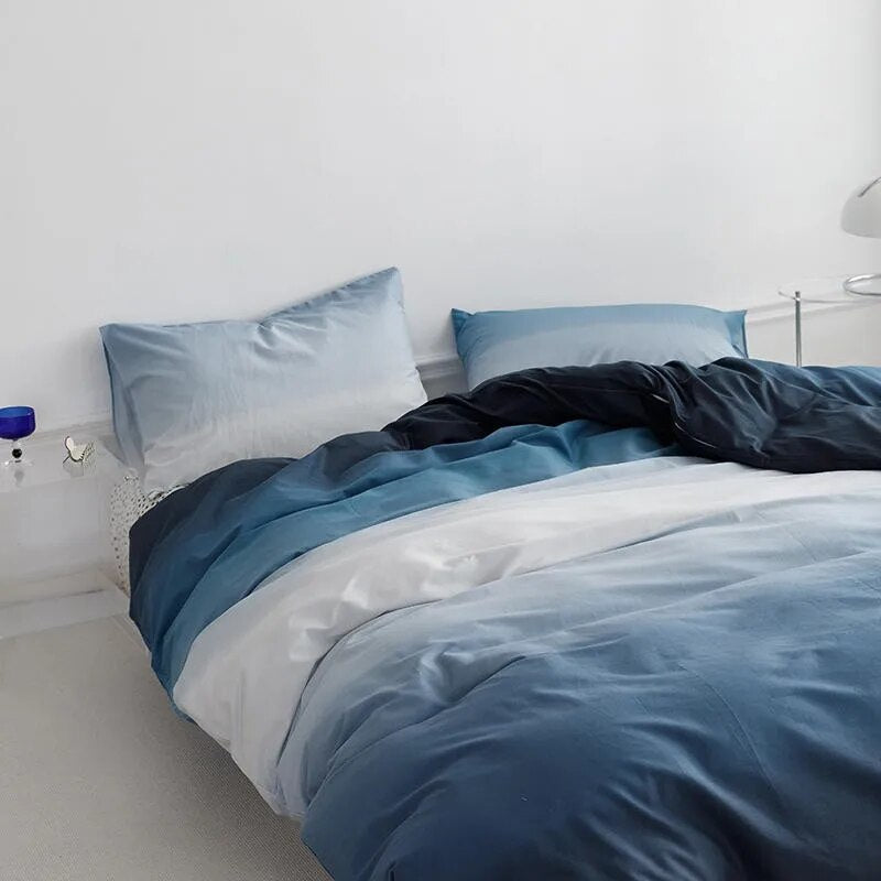 Gradient Colorful Bedding Set Collection
