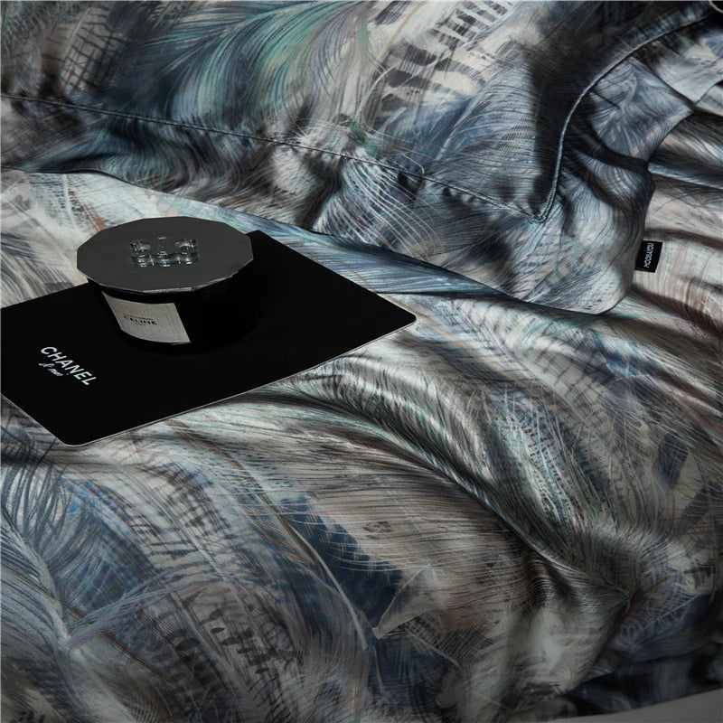 Silk Lyocell blend bedding set at the happy ladies