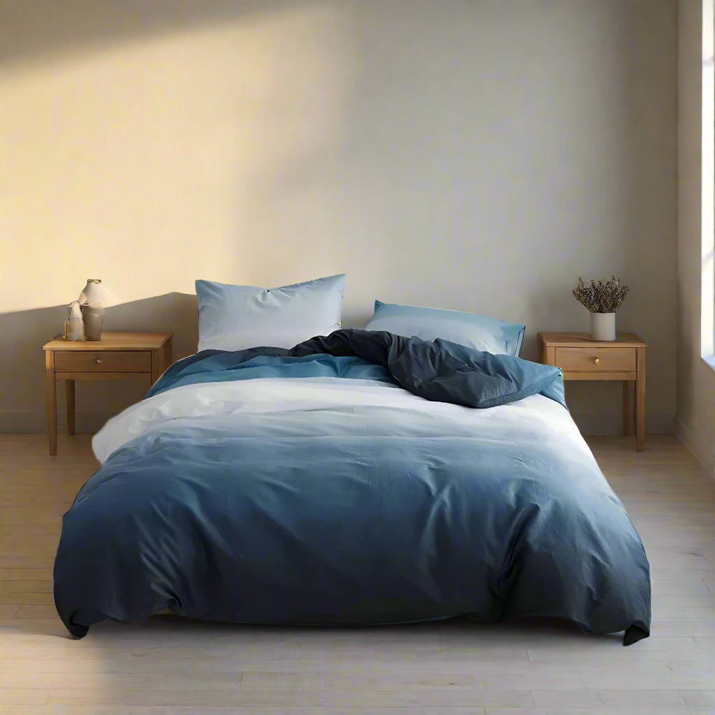 Ultra-soft king size sheets Gradient Colorful Bedding Set