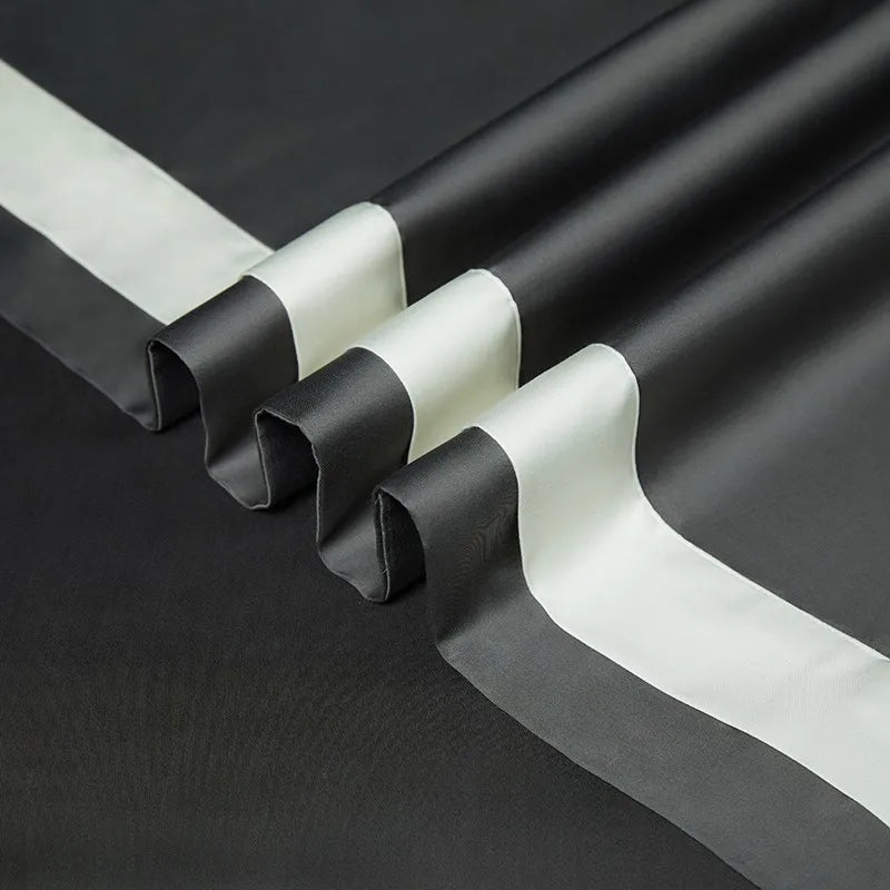 premium bed sheets Egyptian Cotton 4PCS Bedding Set - Black