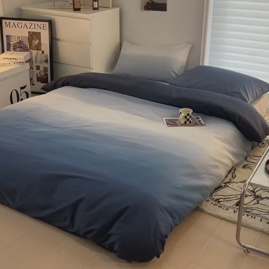 Gradient Colorful Bedding Set Collection